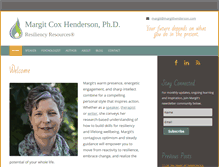 Tablet Screenshot of margithenderson.com